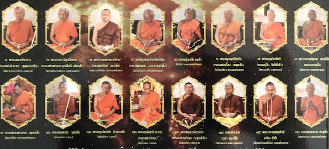 Monks Present at Blessing Ceremony of the Paya Krut Garuda Amulets