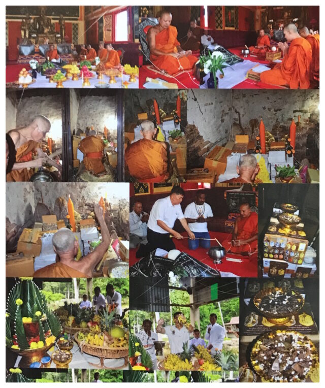 Buddha Abhiseka blessing ceremony of the Pra Luang Por Tuad Sao Ha Ruay Ruay Ruay edition amulet series