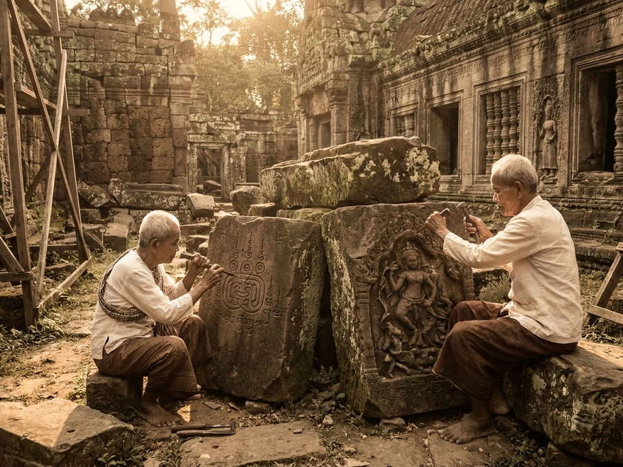 Ancient Artisan Scene